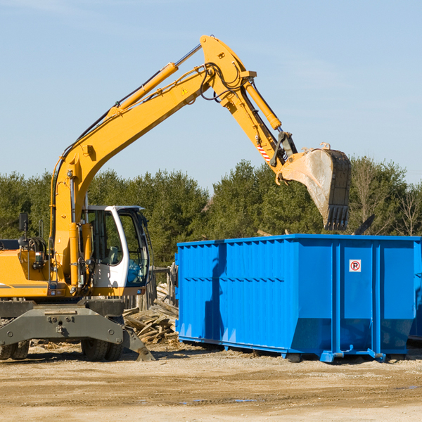 are there any restrictions on where a residential dumpster can be placed in Ava IL